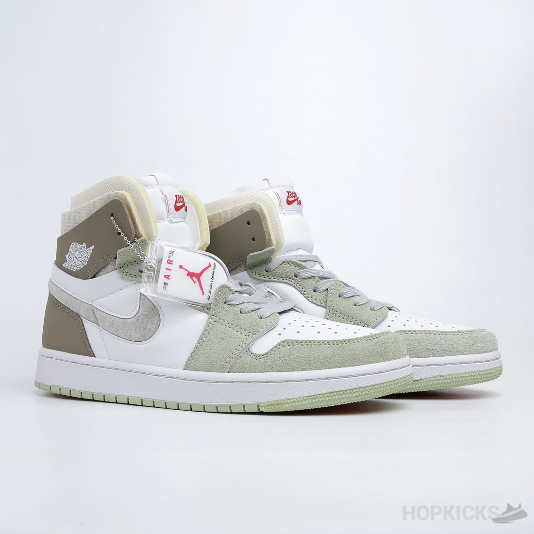 olive aura jordans